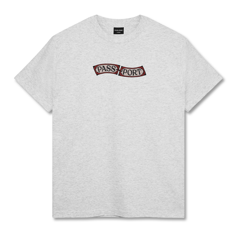 Pass~Port Red Flag Tee - Ash