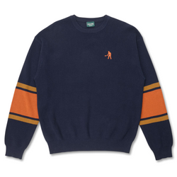 Pass~Port Organic Knit Stripe Sweater - Navy