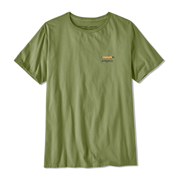 Patagonia Dive and Dine Organic Tee - Buckhorn Green