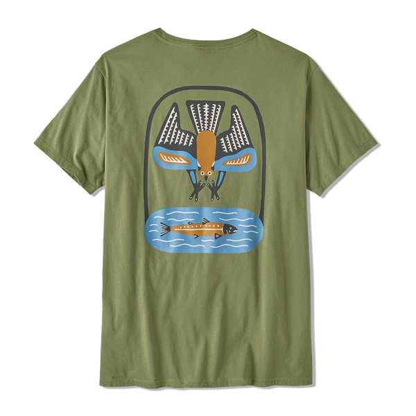 Patagonia Dive and Dine Organic Tee - Buckhorn Green