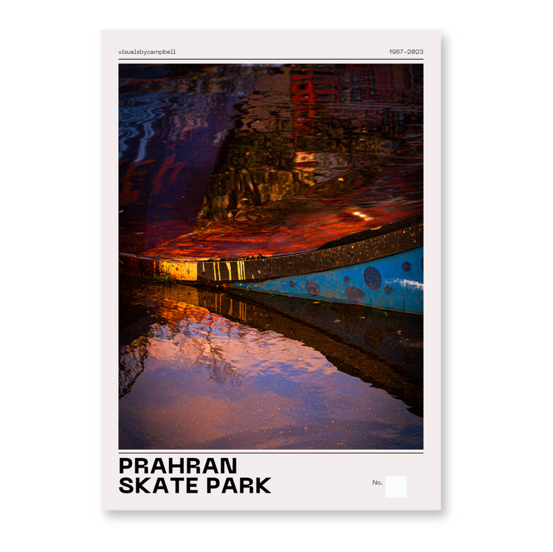 Prahran Skate Park Poster - RAIN