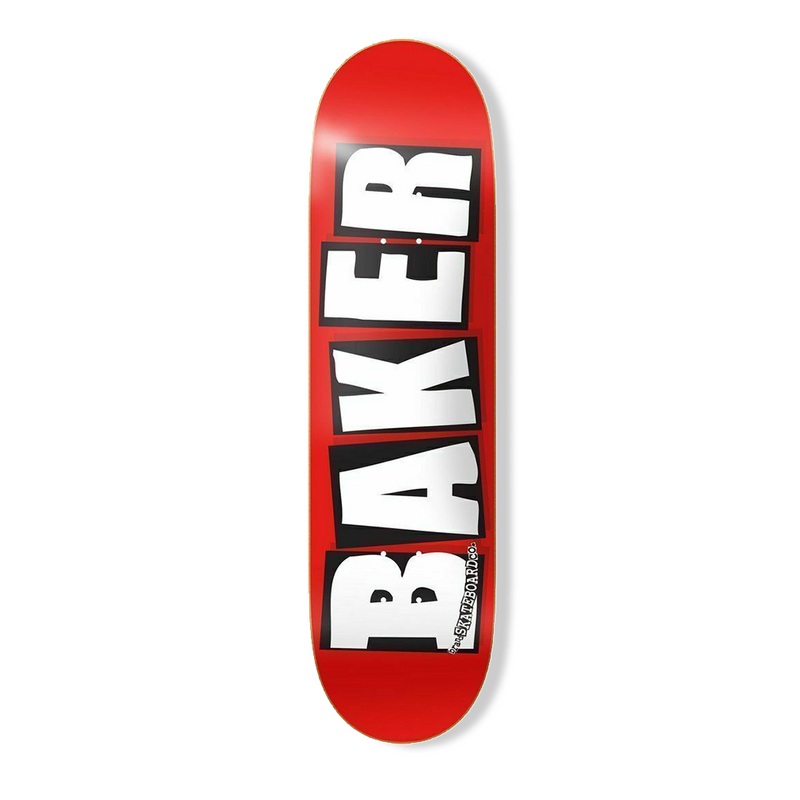 Baker OG Brand Logo Deck - Red/White