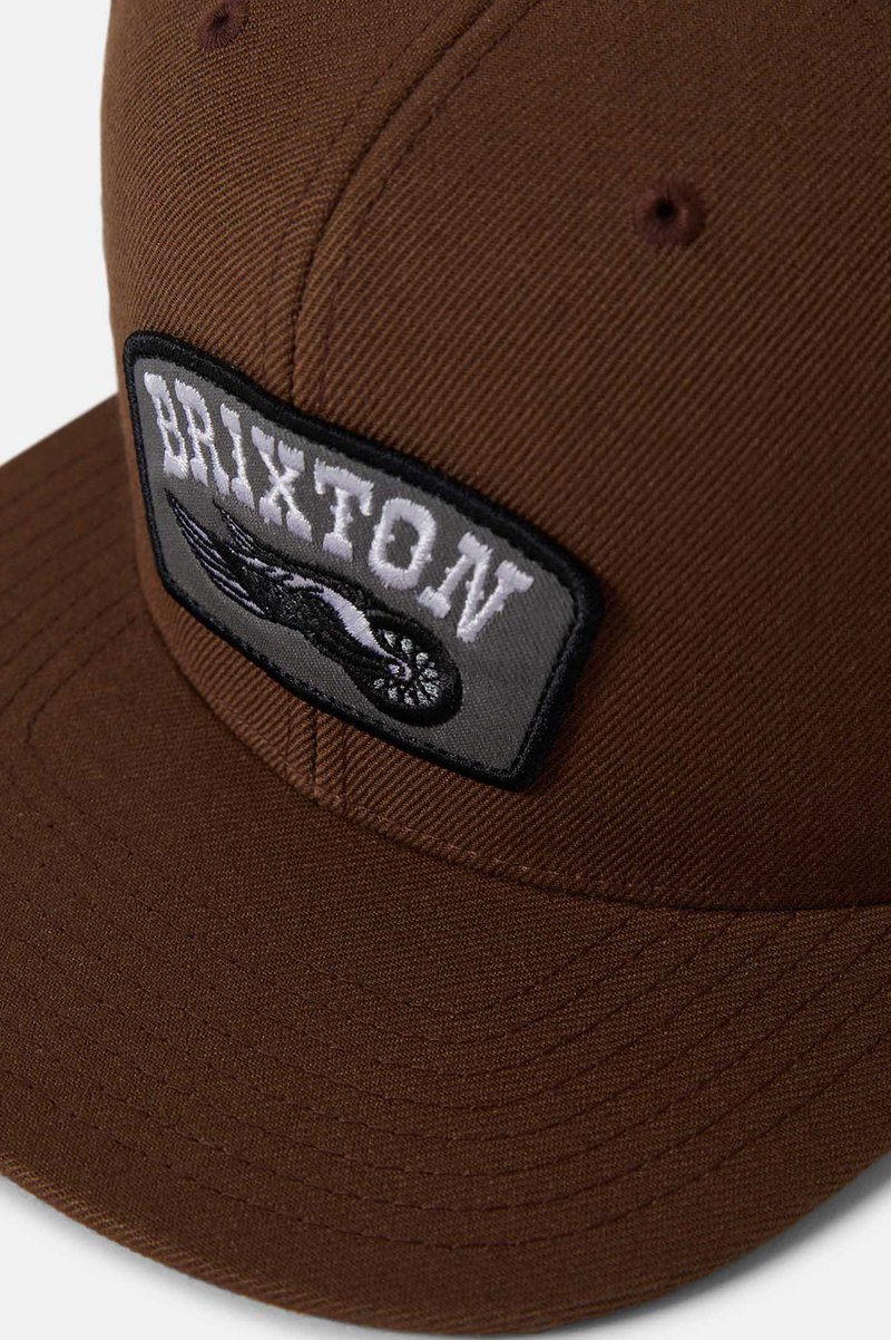 Brixton Roller MP Snapback - Pinecone Brown