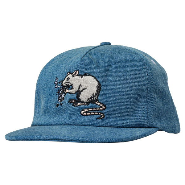 Real Street Cleaner Adjustable Snapback Cap - Blue Denim