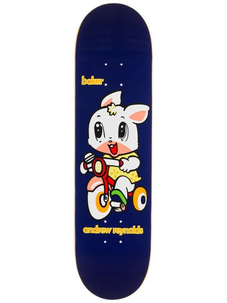 Baker Reynolds Bunny Skateboard Deck - 8.25"