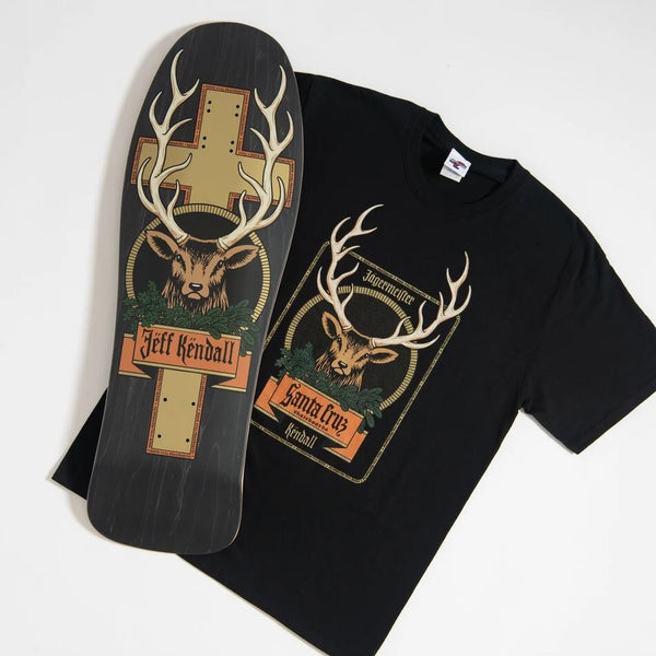 Santa Cruz Jägermeister Kendall Deer Tee - Olive