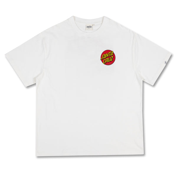 Santa Cruz Salba Hello Ad Box Fit Tee - White