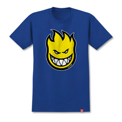 Spitfire Bighead Fill Youth Tee - Royal/Yellow