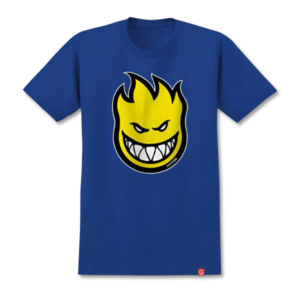 Spitfire Bighead Fill Youth Tee - Royal/Yellow