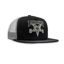 Thrasher Skate Goat Trucker Hat - Black/Grey