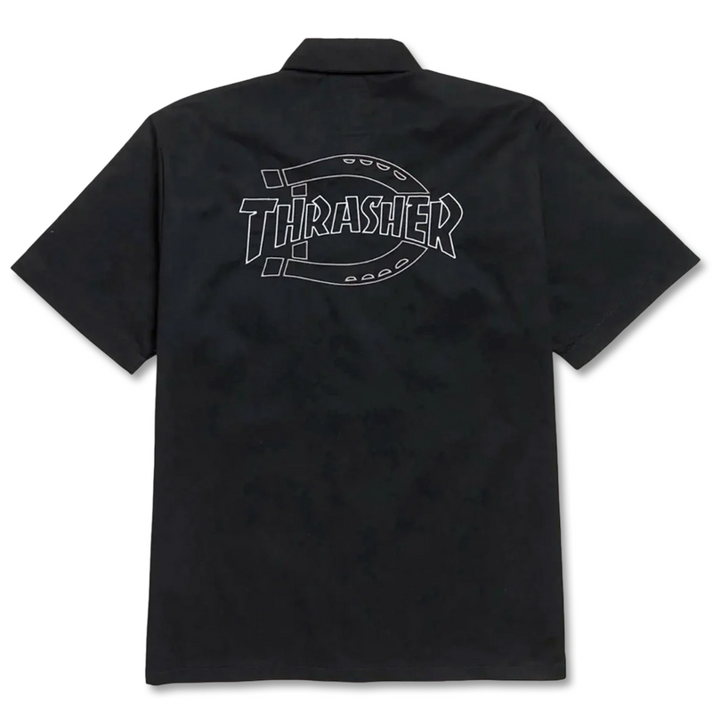 Thrasher x Dickies 1574 Work Shirt S/S - Black