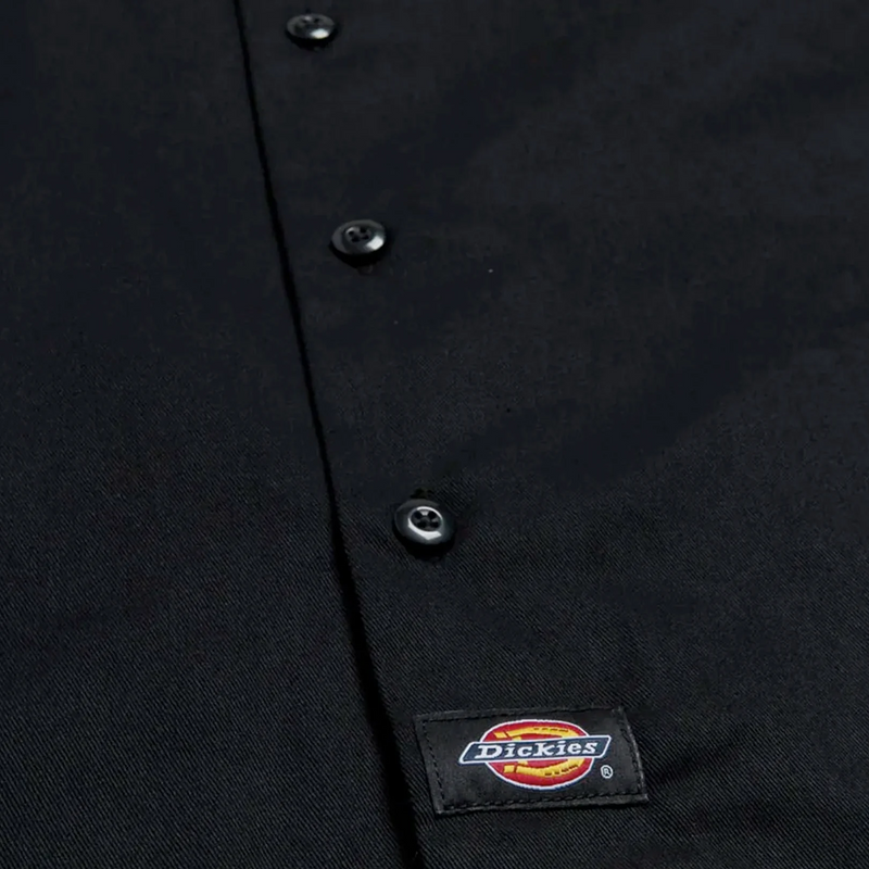 Thrasher x Dickies 1574 Work Shirt S/S - Black