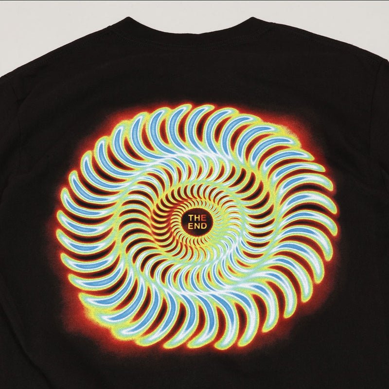 Spitfire Radioactive Classic Swirl Tee - Black