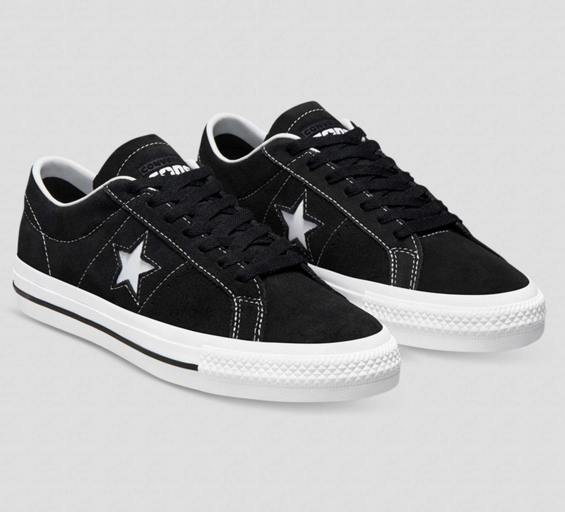 Converse Cons One Star Pros Black White Evolve Skate Store