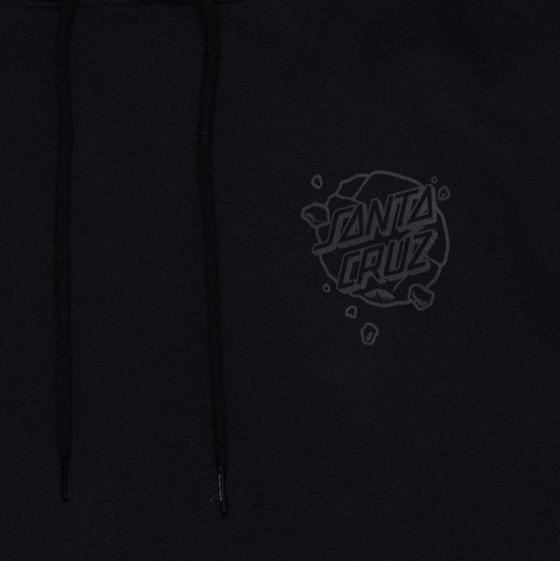 Santa Cruz Roskopp Destruct Face Hoodie - Black on Black