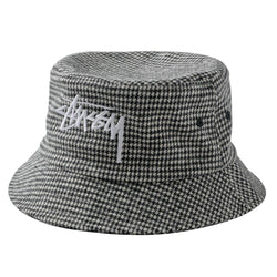 Stussy Stock Houndstooth Bucket Hat