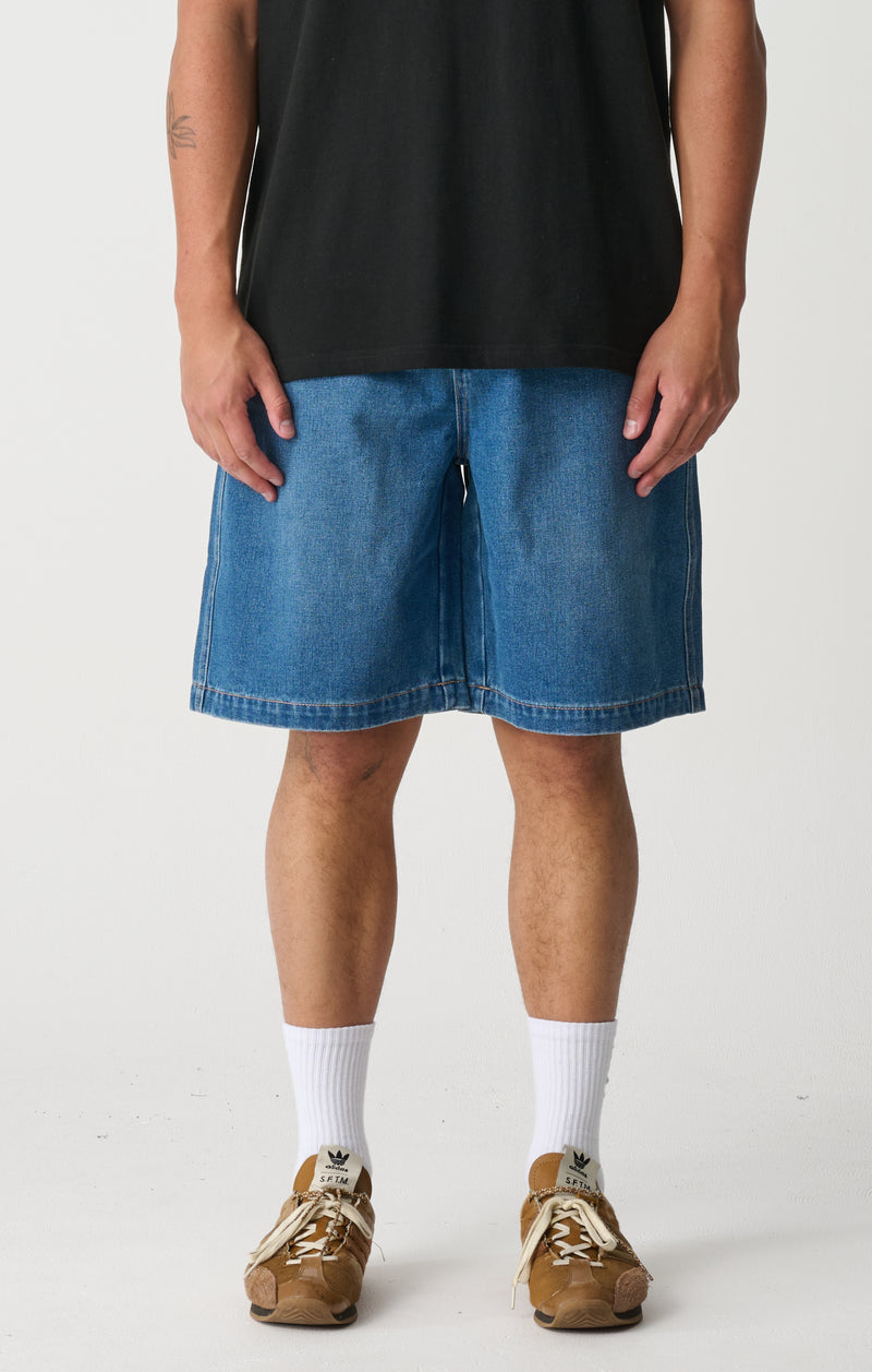 XLarge Bull Denim 91 Shorts - Blue Indigo