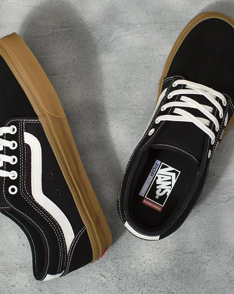 Vans Skate Chukka Low Sidestripe - Black / Gum