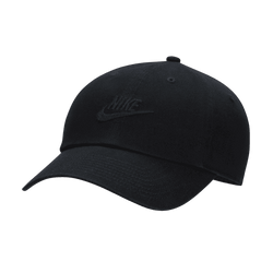 Nike Club Unstructured Futura Wash Cap - Black on Black