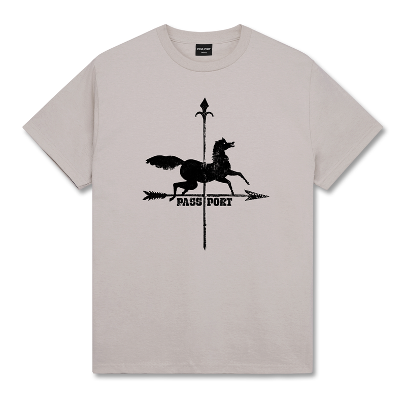 Pass~Port Weathervane Tee - Stone