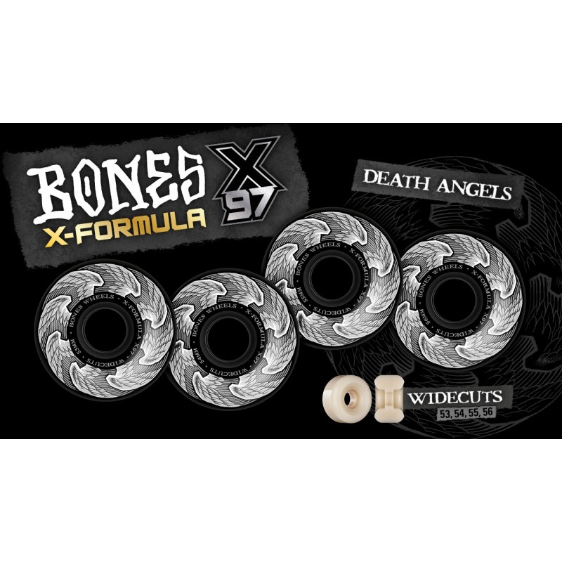 Bones X-Formula 97a Death Angels Skateboard Wheels - 55mm