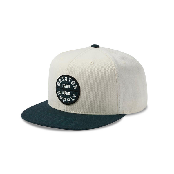 Brixton Oath III  Snapback - Charcoal / Off-White