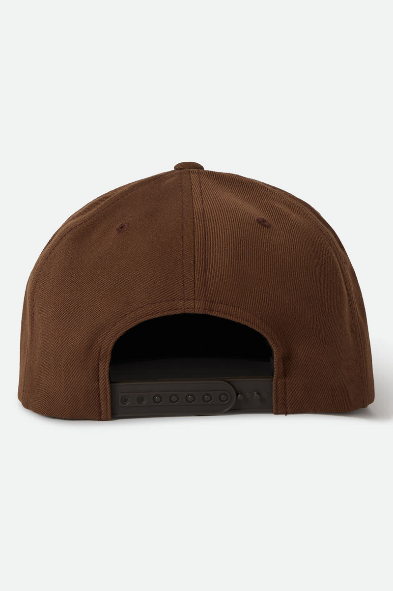 Brixton Roller MP Snapback - Pinecone Brown