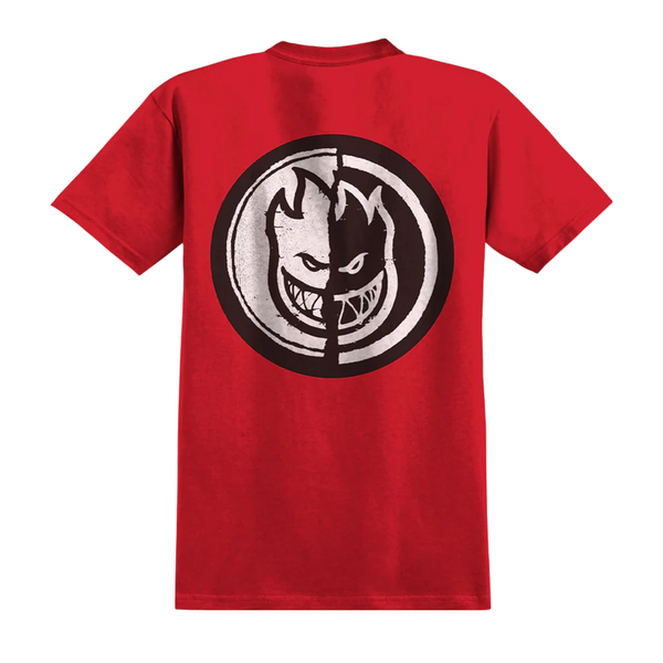 Spitfire YinYang Youth Tee - Red/Black/White