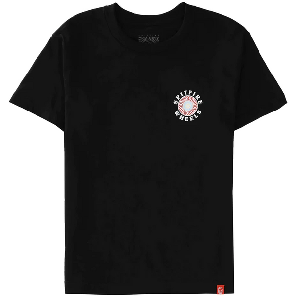 Spitfire OG Classic Youth Tee - Black/Red