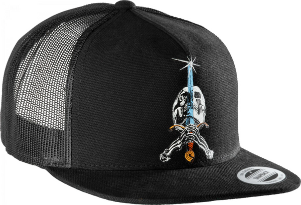 Powell Peralta Skull And Sword Trucker - Black