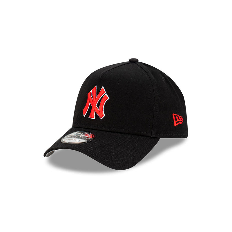 New Era 940 A-Frame New York Yankees - Black/Red