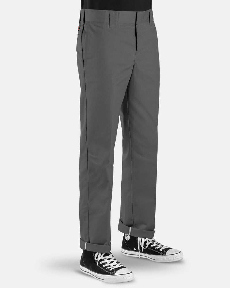 Dickies 873 work pants in charcoal gray slim straight - GRAY