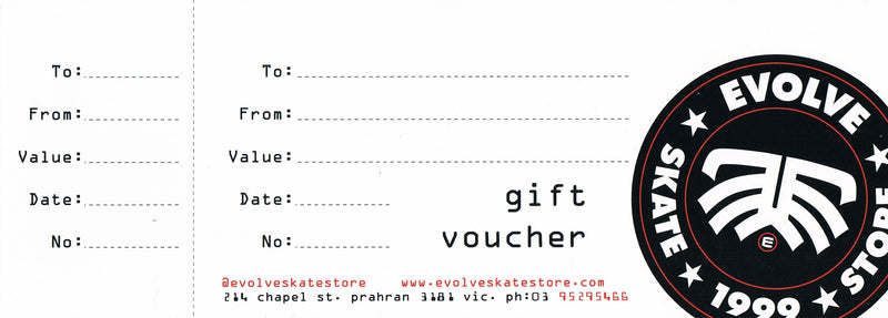 Evolve Skate Store Gift Card