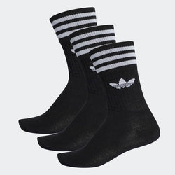 Adidas Crew Socks - 3 pairs Black