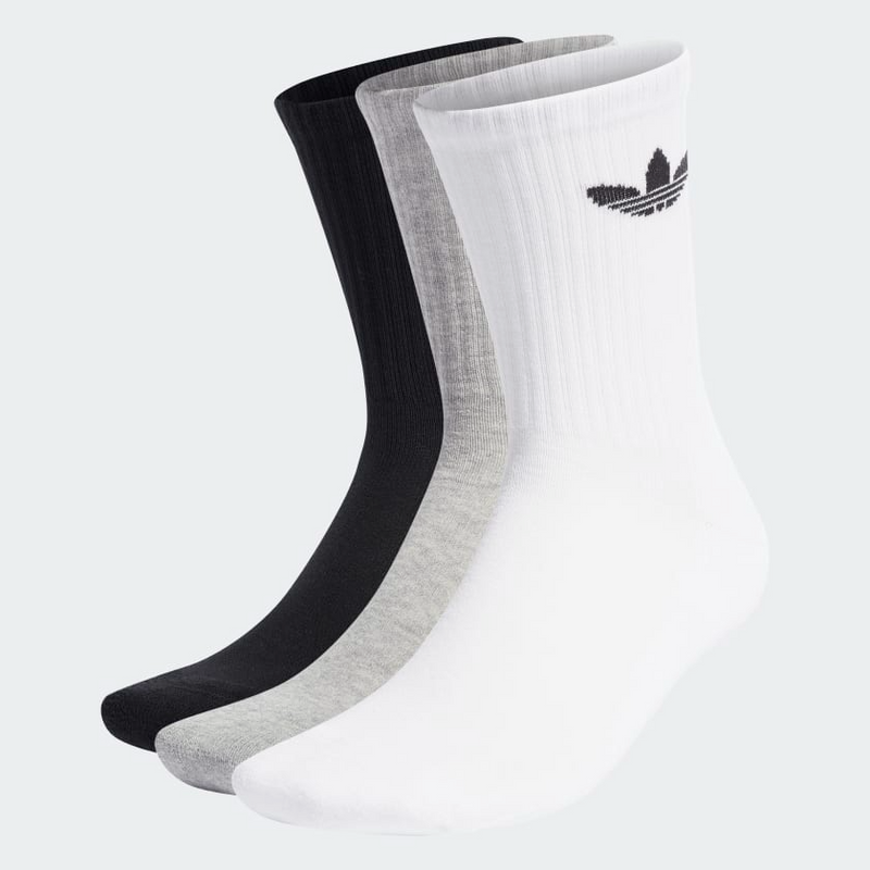 Adidas Cushioned Trefoil Crew Socks 3 Pairs
