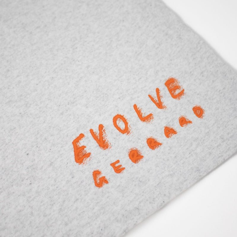 Evolve x Tom Gerrard Old Mate Tee - Athletic Heather/Orange