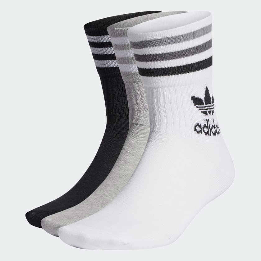 Solid crew adidas socks hot sale