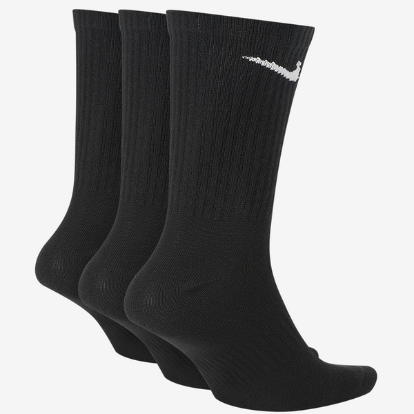 Nike Crew Socks 3pk - Black