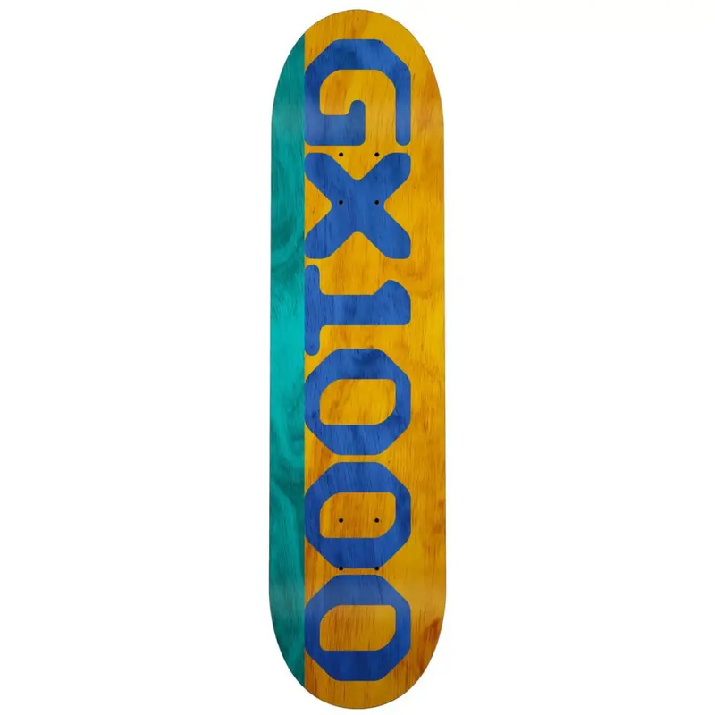 GX1000 Split Stain Deck Teal/Yellow - 8.25