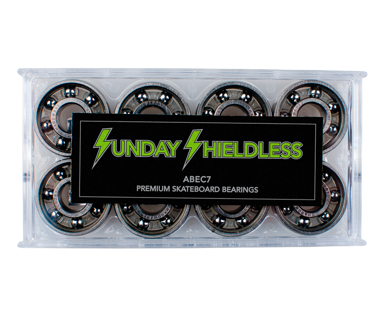 Sunday Shieldless Titanium Bearings