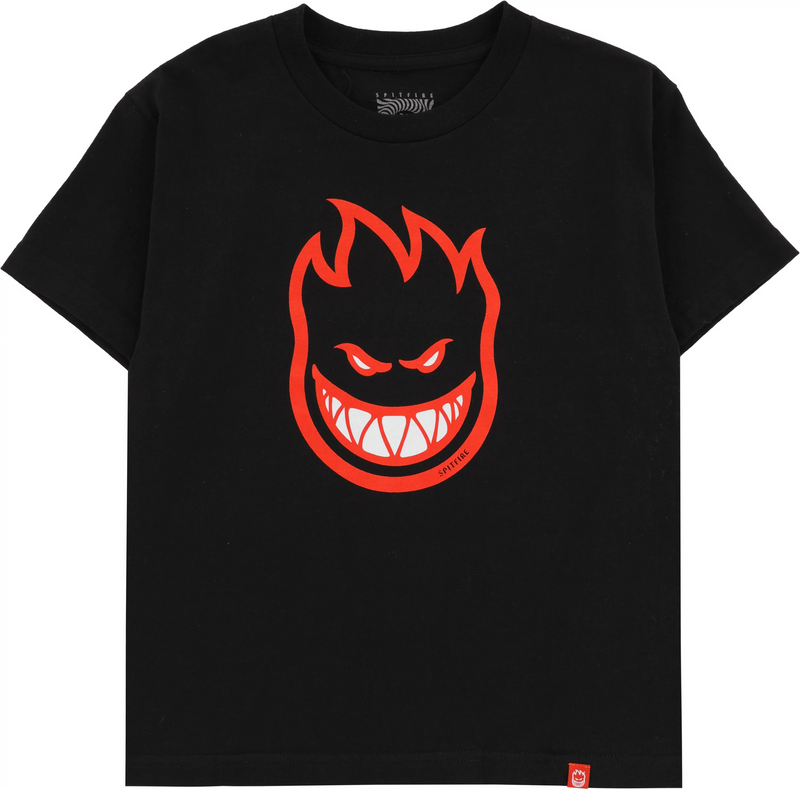 Spitfire Bighead Fill Youth Tee - Black/Red