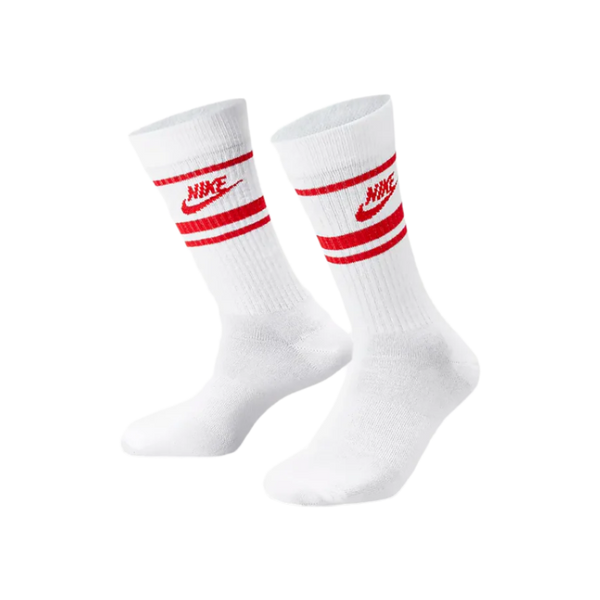 Nike Everyday Essential Crew Socks 3pk - University Red